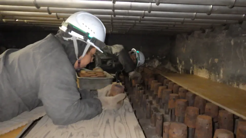 流動層ノズル定期交換 - 滋賀県米原市における施工写真
